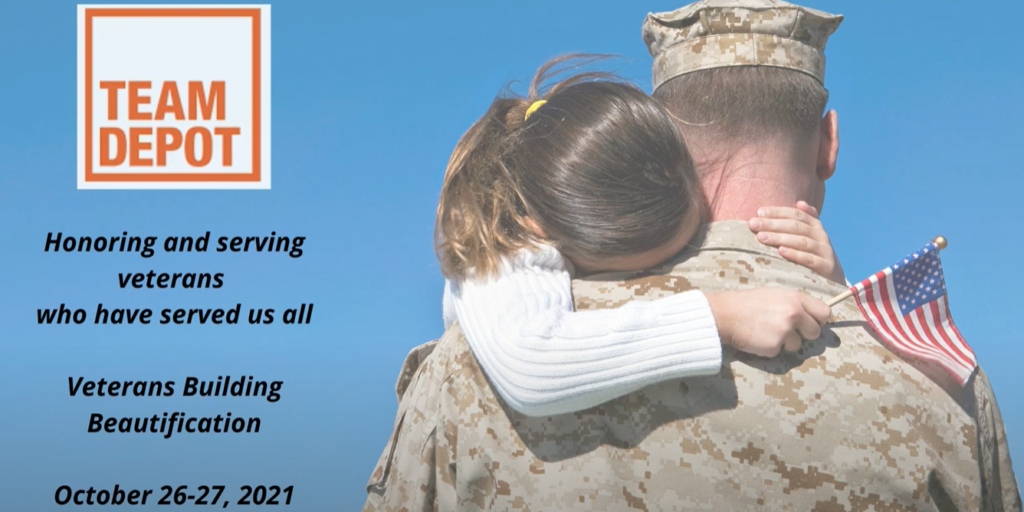 Home Depot military event